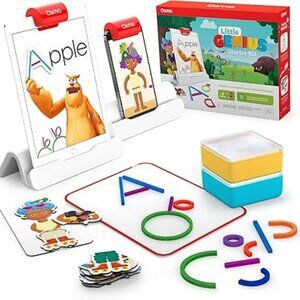 NEW Osmo -Little Genius Starter Kit for iPad & iPhone-4 Hands-On Learning Games